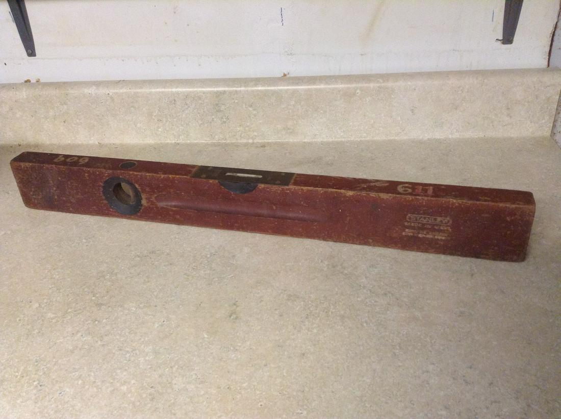 Stanley No 0 Cherry Wood Level (1 of 1)