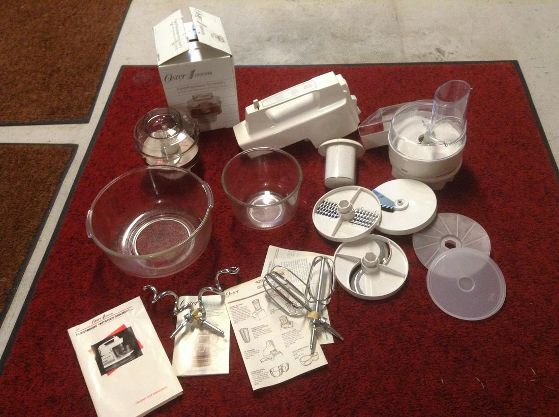Large lot of Oster food processor & Kitchen center (1 of 1)