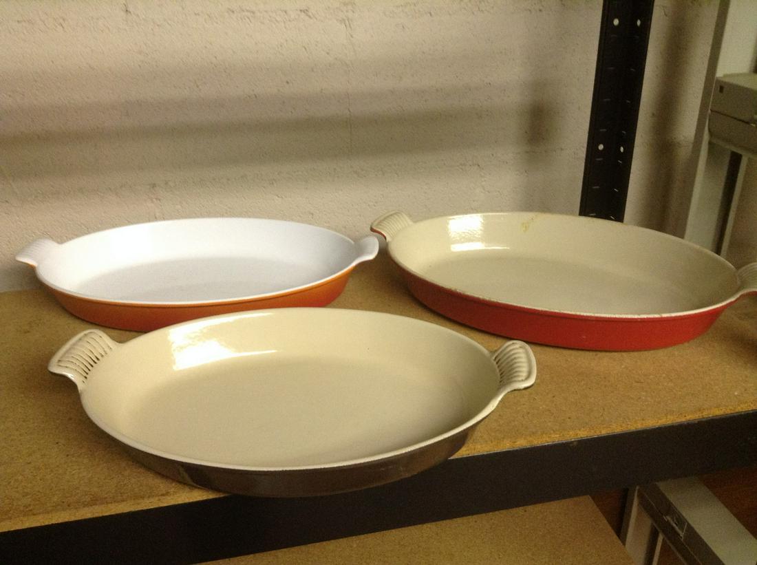 Le Creuset & Descoware Enameled Cast Iron pans (1 of 1)