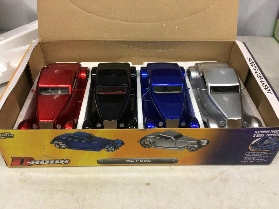 D-Rods '34 Ford set of 4 cars each 8" long (1 of 1)