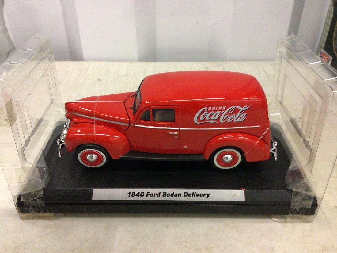 1940 Ford Sedan Delivery Coca-Cola Truck 8" long: 1940 Ford Sedan Delivery Coca-Cola Truck 8" long
