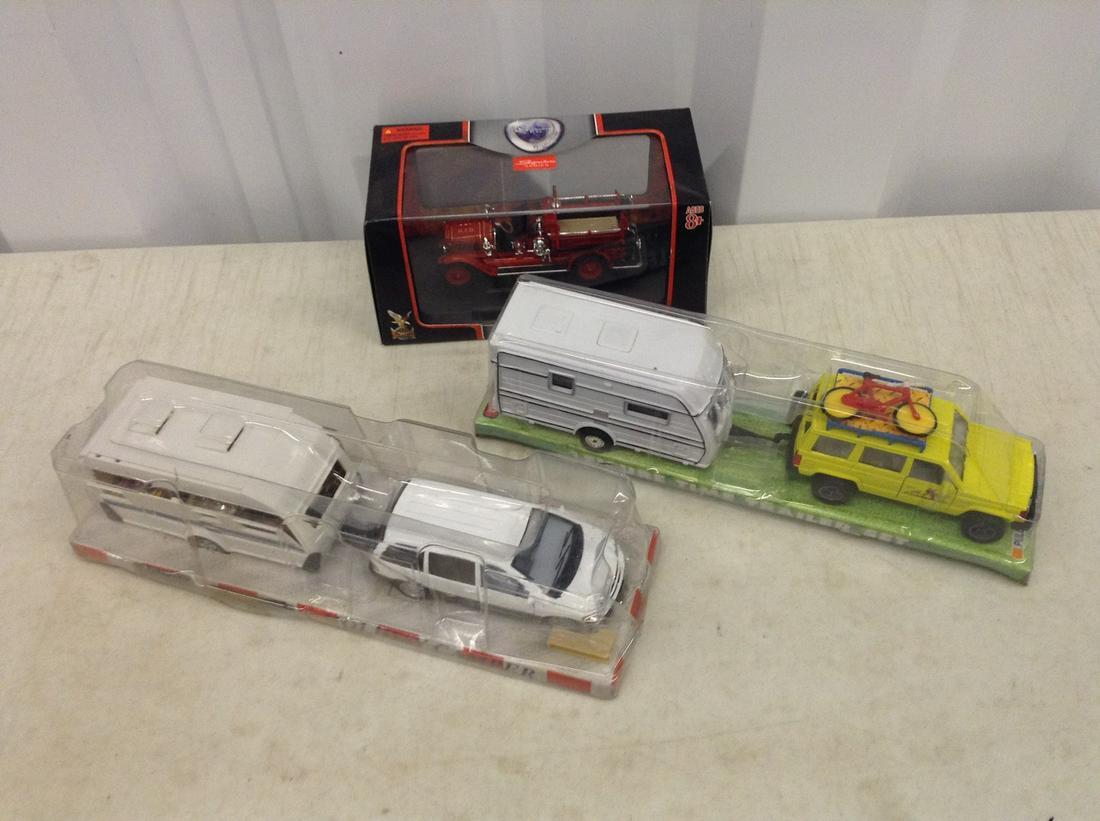 Two Trailer Sets and 1923 Maxim C1 Fire Truck (1 of 1)