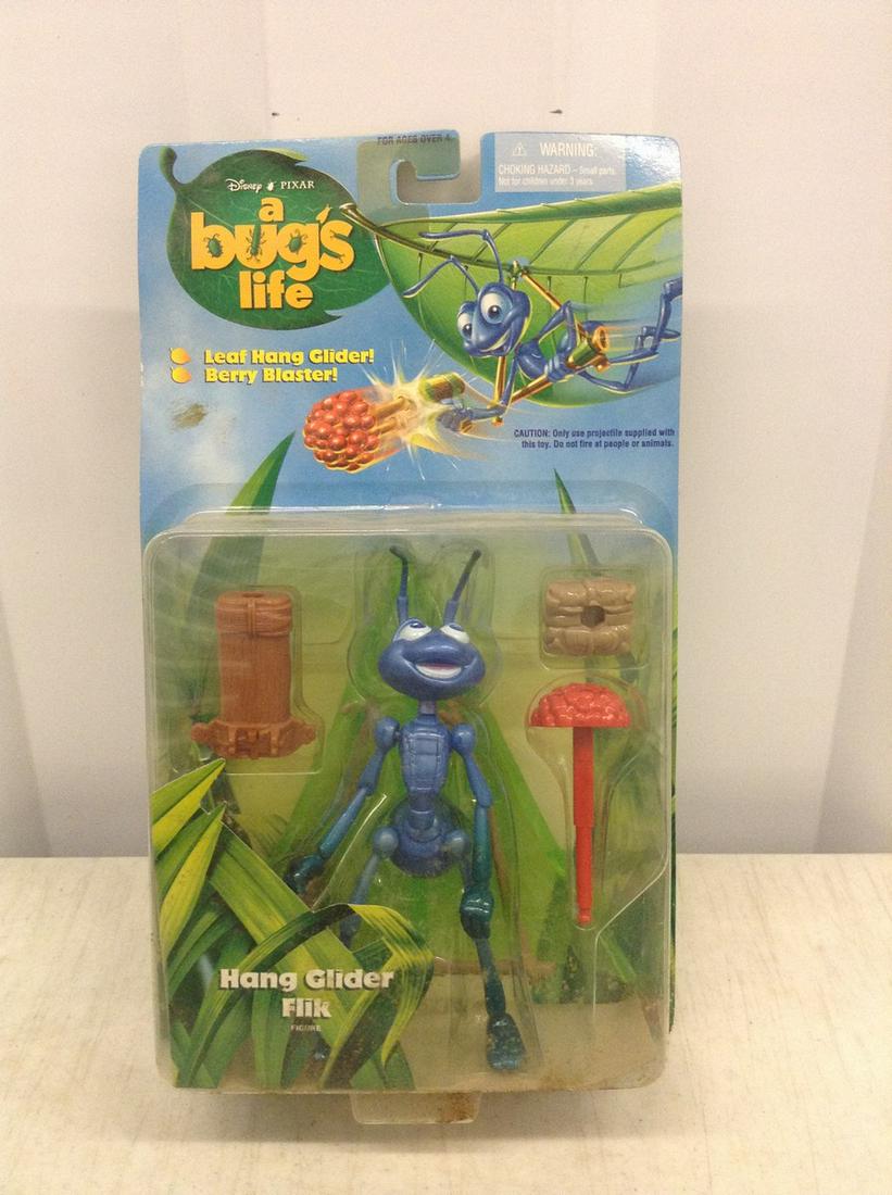 1998 A Bug's Life Hang Glider Flik figure (new in box): 1998 A Bug's Life Hang Glider Flik figure (new in box)