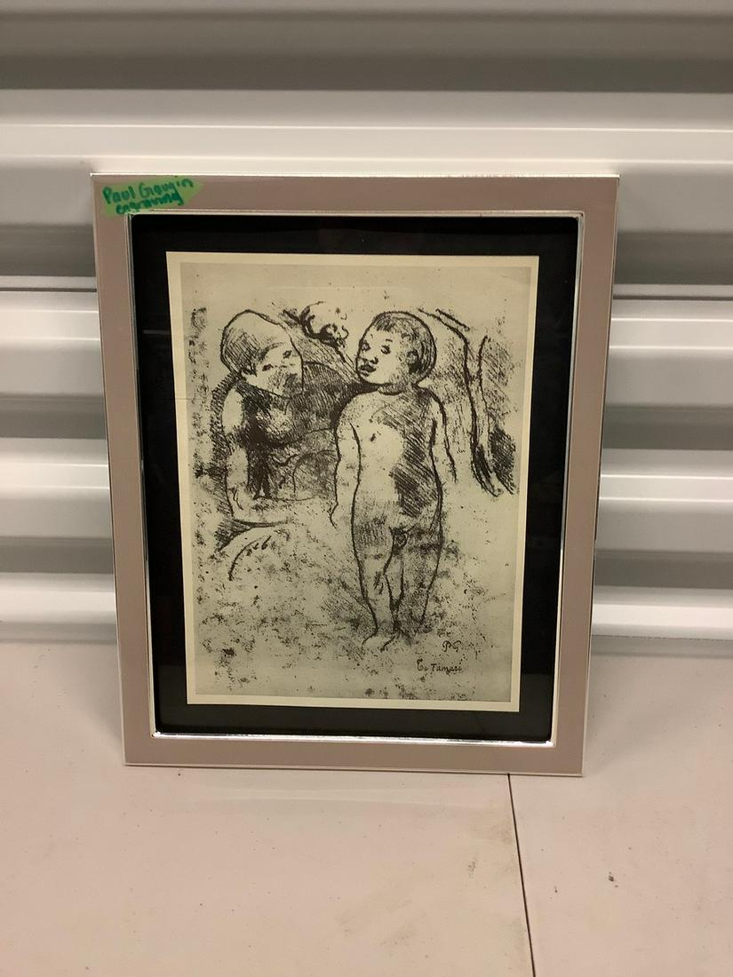Paul Gauguin Engraving 11x9 (1 of 1)