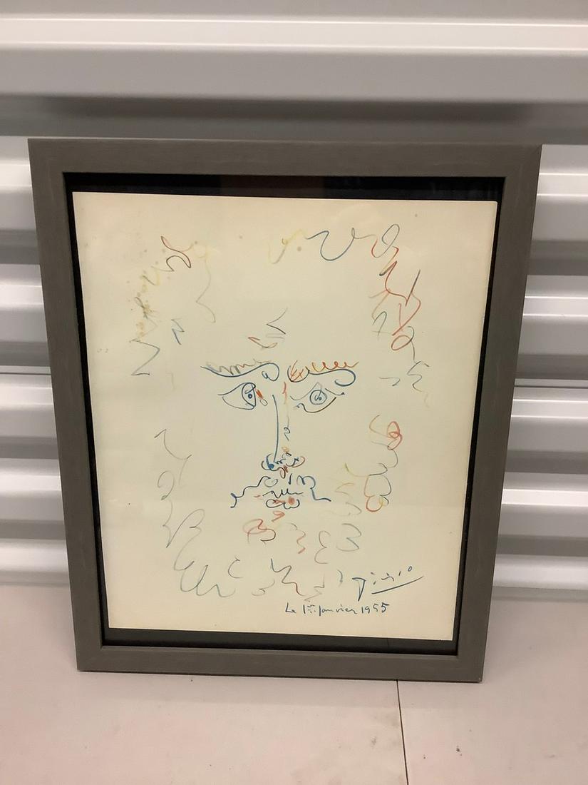 Picasso 1955 lithograph (1 of 1)