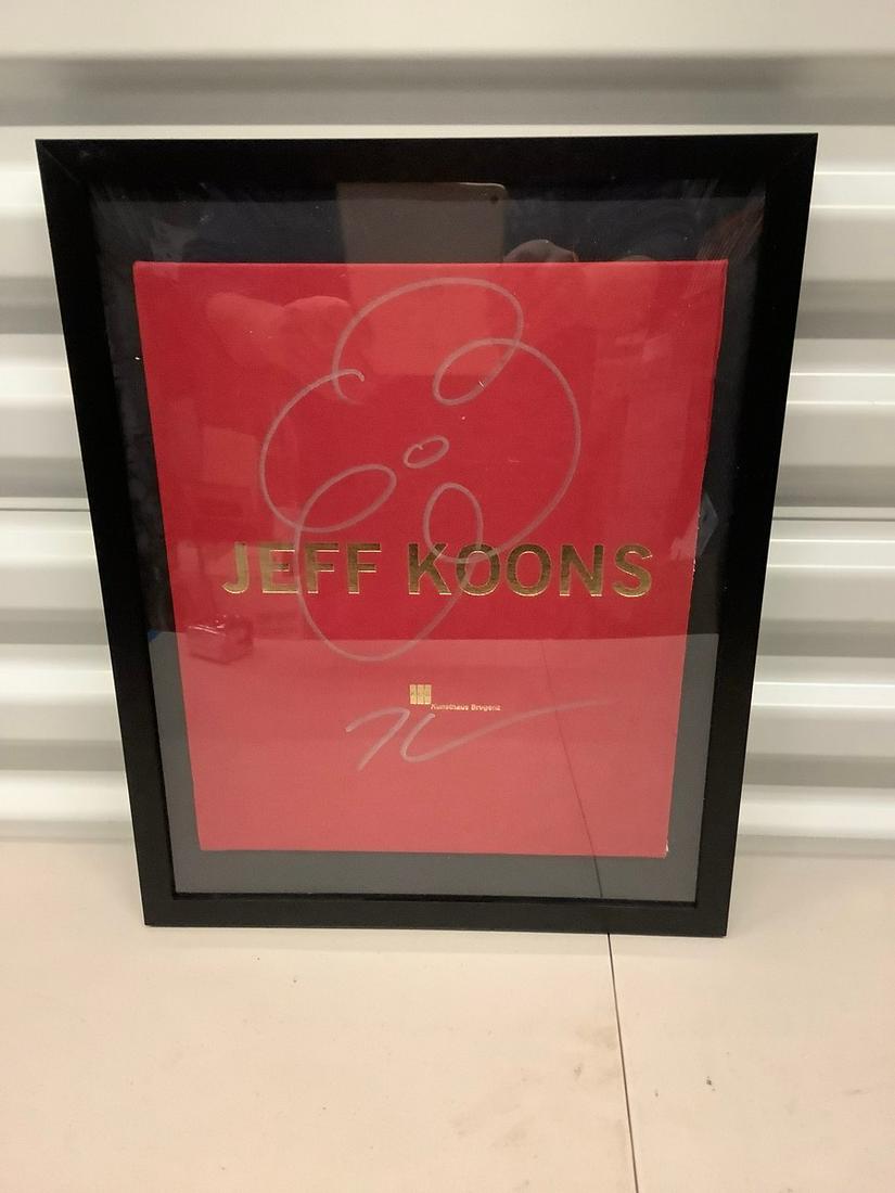 Jeff Koons Flower Drawing on book cover 15 x 13 (1 of 1)