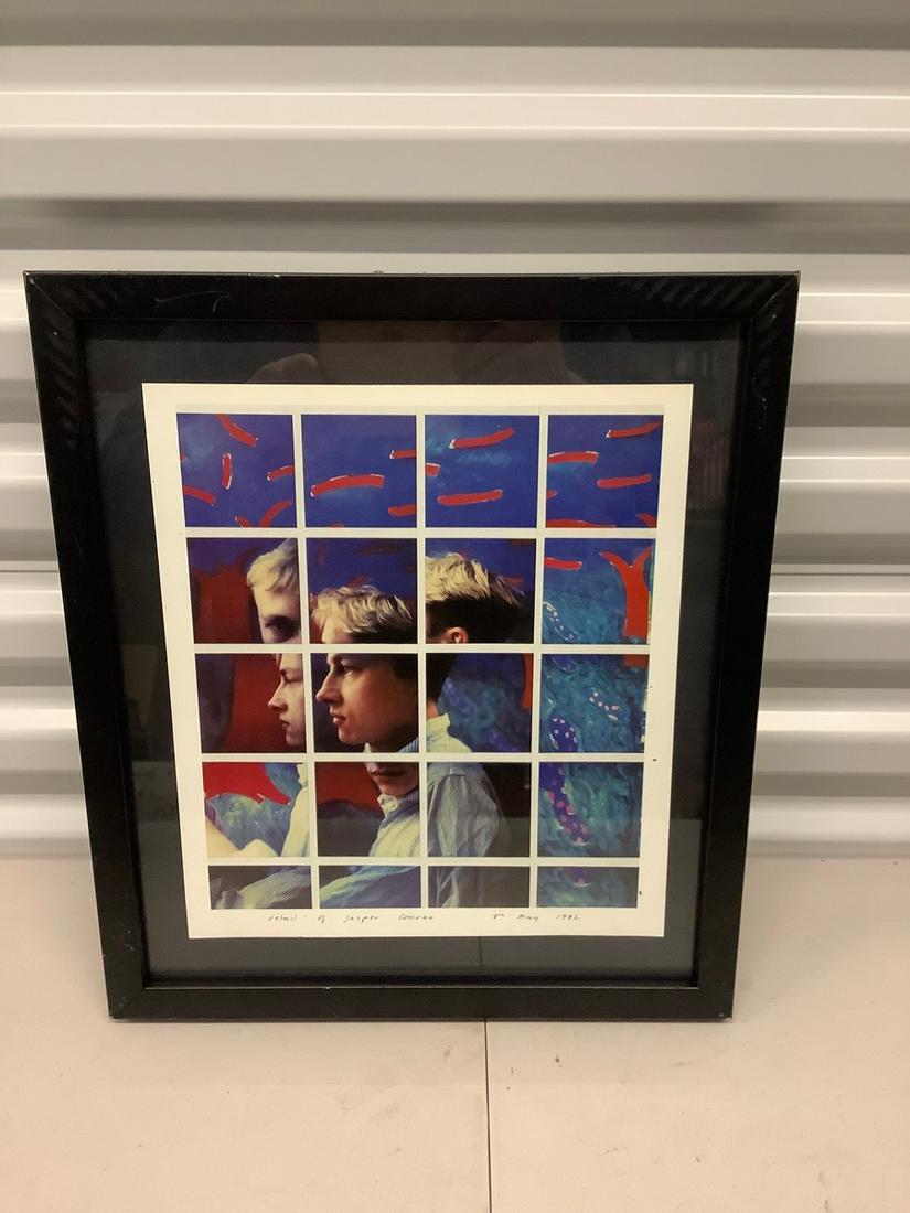 David Hockney "Details of Jasper Conran" photo collage (1 of 1)