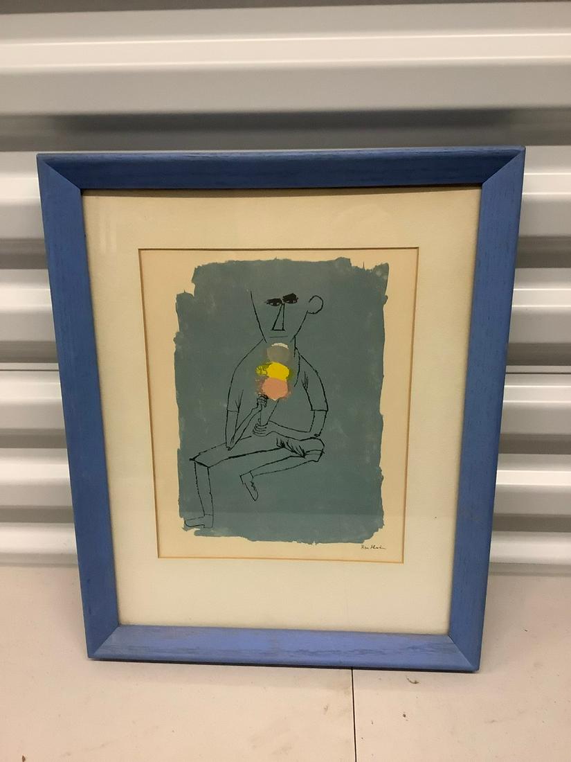 Ben Shahn Lithograph signed 15x12 (1 of 1)