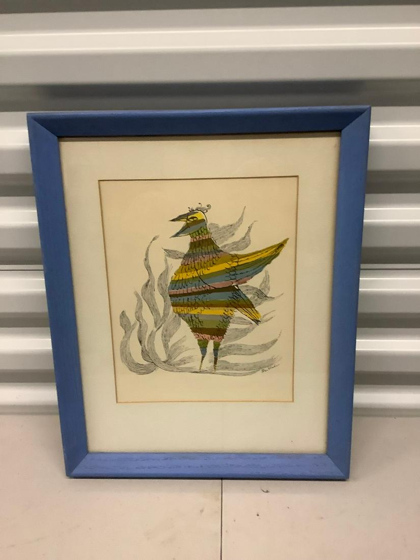 Ben Shahn Lithograph signed 15x12 (1 of 1)