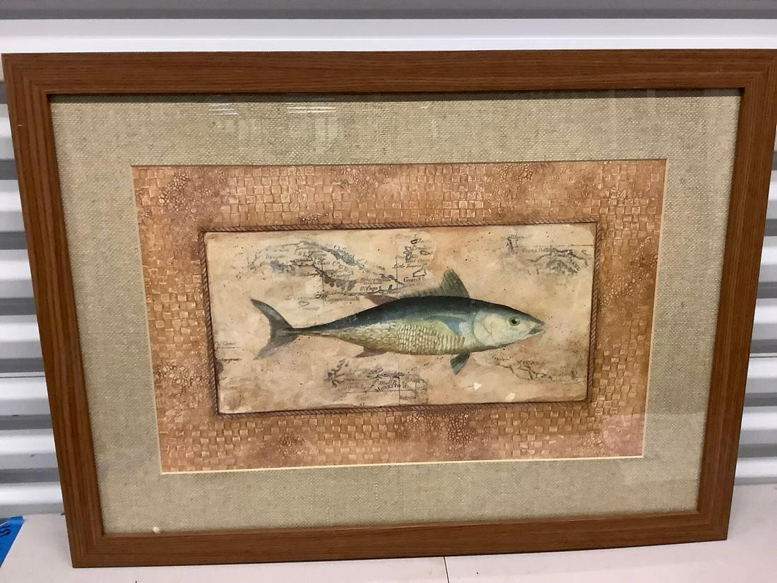 Large framed caribbean artwork 33x24 (1 of 1)