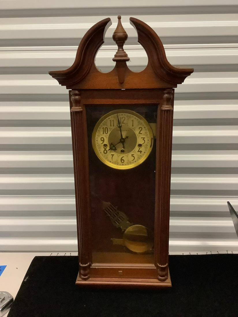 Hamilton miniature grandfather clock 29 inch tall (1 of 1)