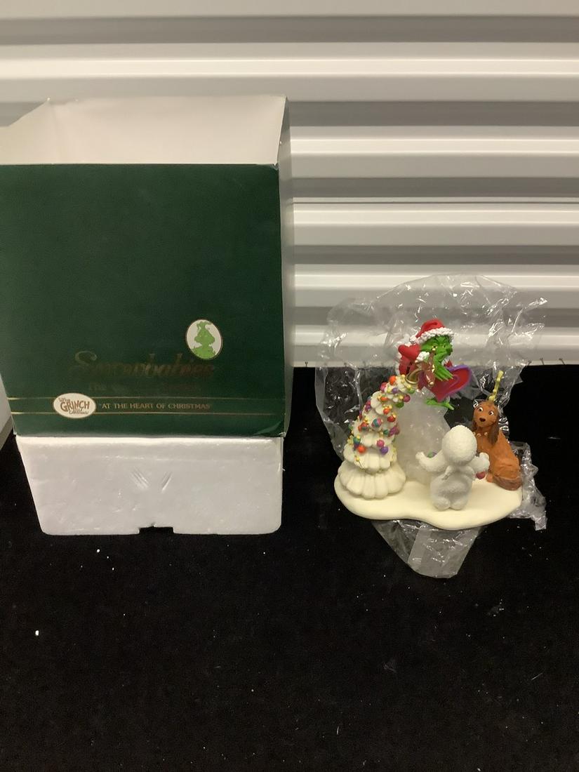 Vintage dpt. 56 how the grinch stole christmas statue: Vintage dpt. 56 how the grinch stole christmas statue "At the heart of christmas"