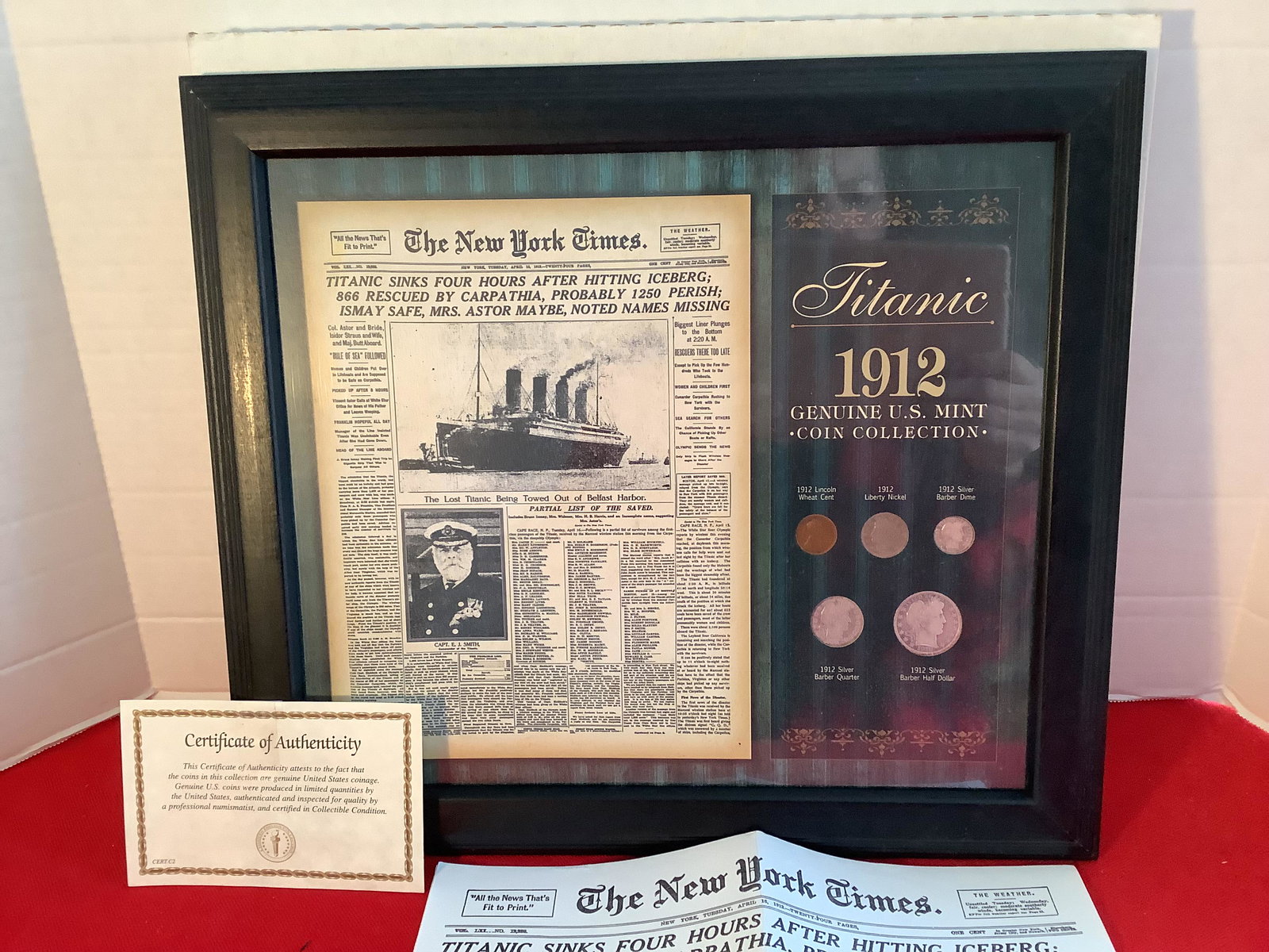 AMERICAN COIN TREASURES, NEW YORK TIMES TITANIC 1912 us (1 of 1)