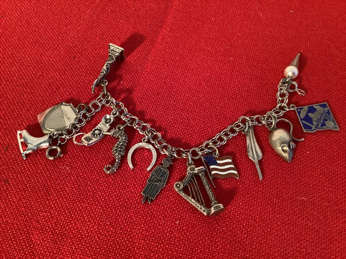 Silver charm braclet: Silver charm braclet
