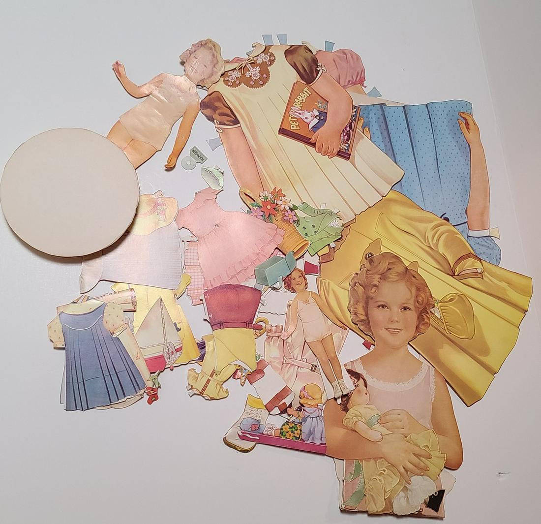 Vintage Shirley Temple Paper Dolls (1 of 1)