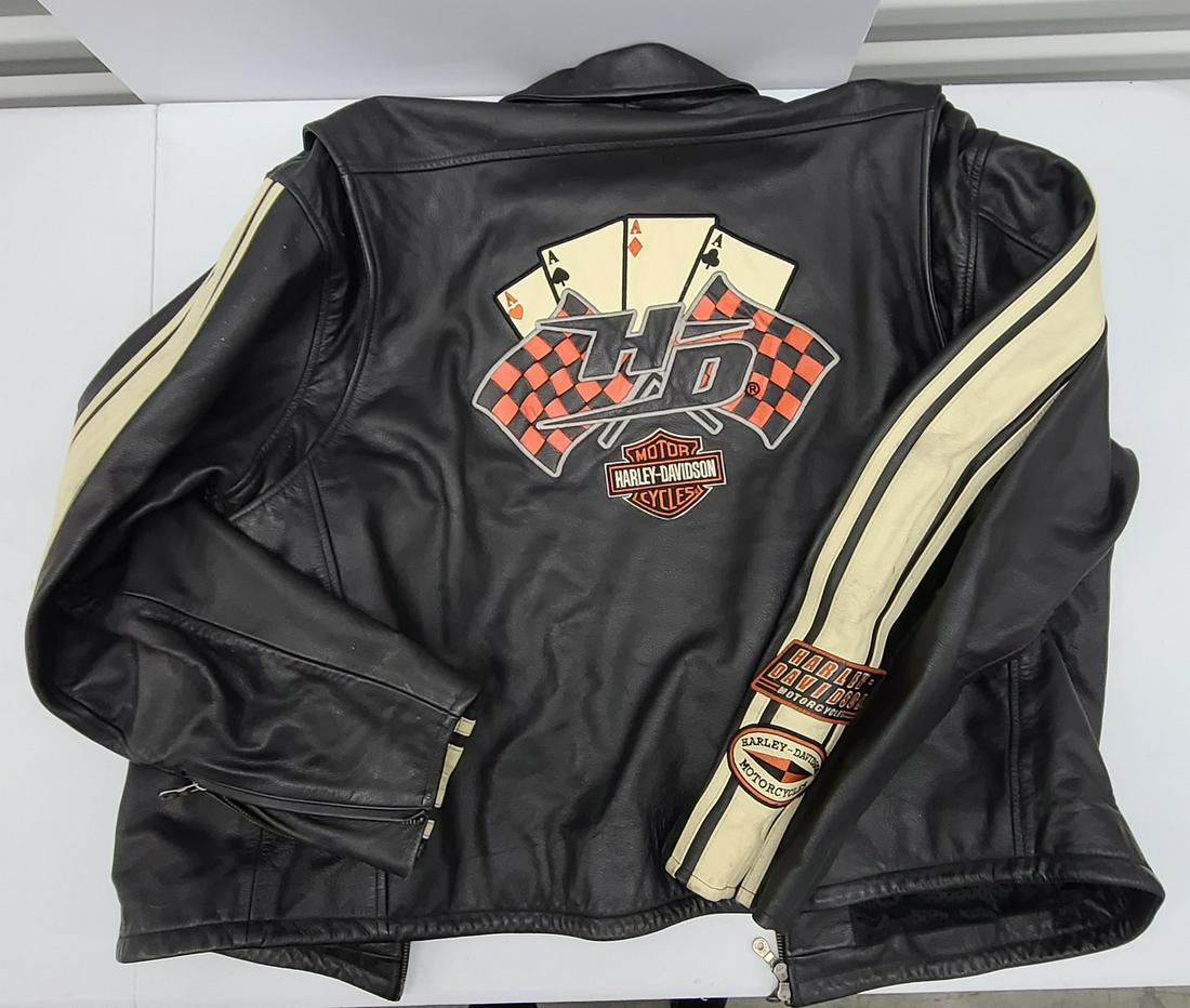 Harley Davidson Leather Biker Jacket 3XL (1 of 2)