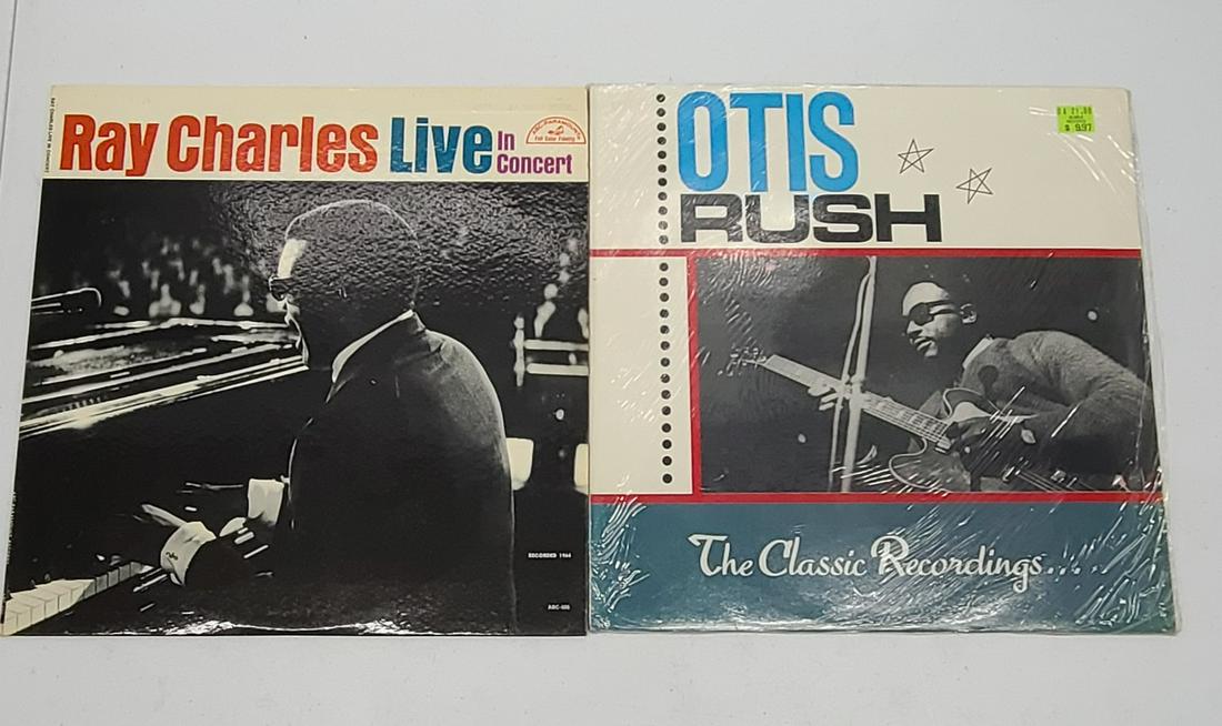 Otis Rush and Ray Charles Live Records (1 of 1)