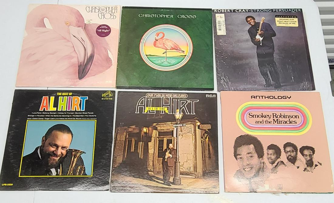 Records incl The Miracles, Al Hirt, Christopher Cross (1 of 1)
