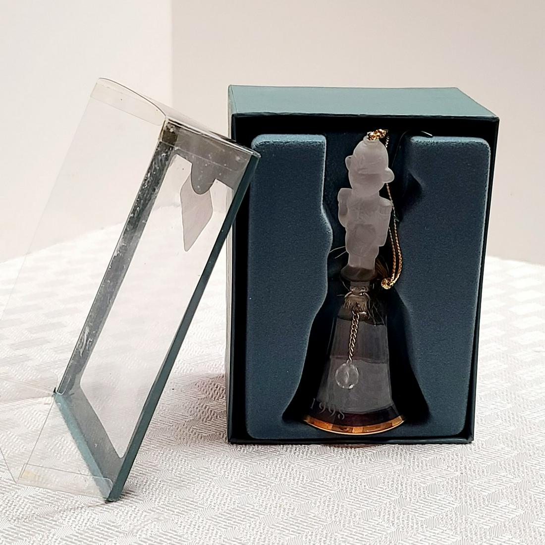 1998 Lenox USA Bell Teddy Ornament: 1998 Lenox USA Bell Teddy Ornament