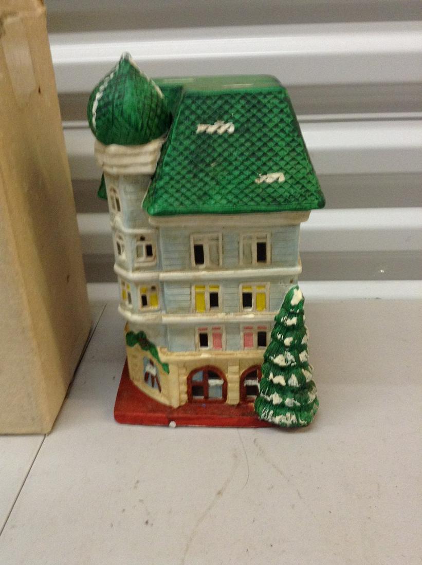 Electrified Ceramic House Seymour Mann 10 inch tall (1 of 1)