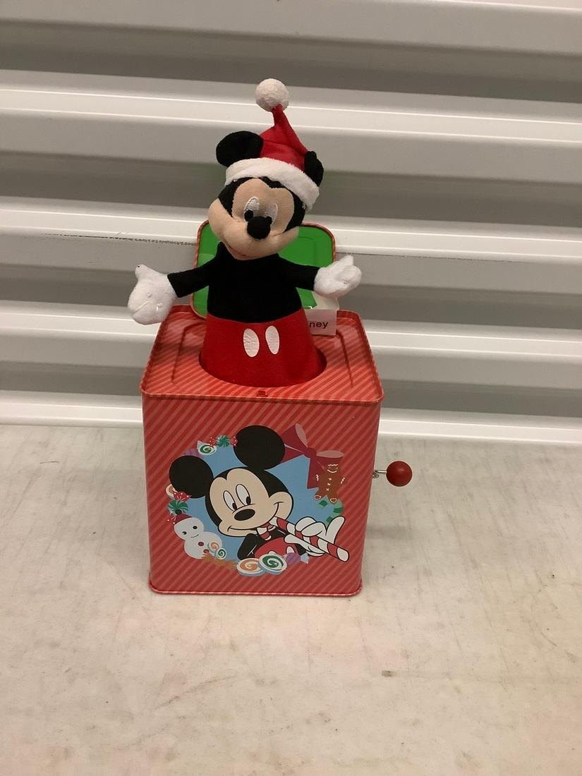 Mickey Christmas Jack-in-the-Box: Mickey Christmas Jack-in-the-Box