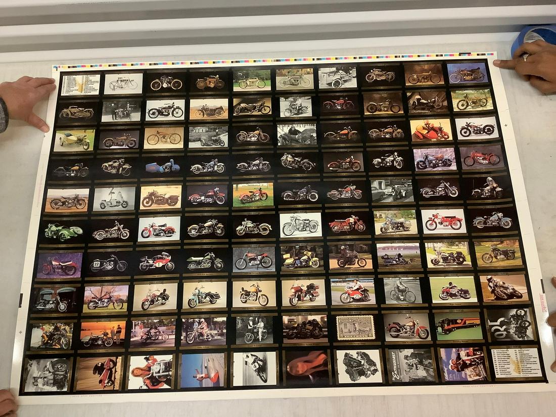 Harley Davidson motorcycles poster 36x26 (1 of 1)