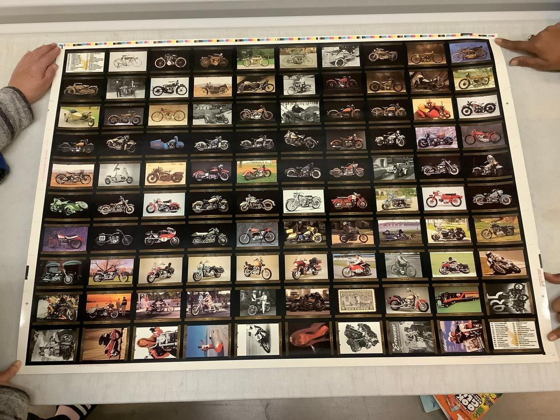 Harley Davidson motorcycles poster 36x26 (1 of 1)