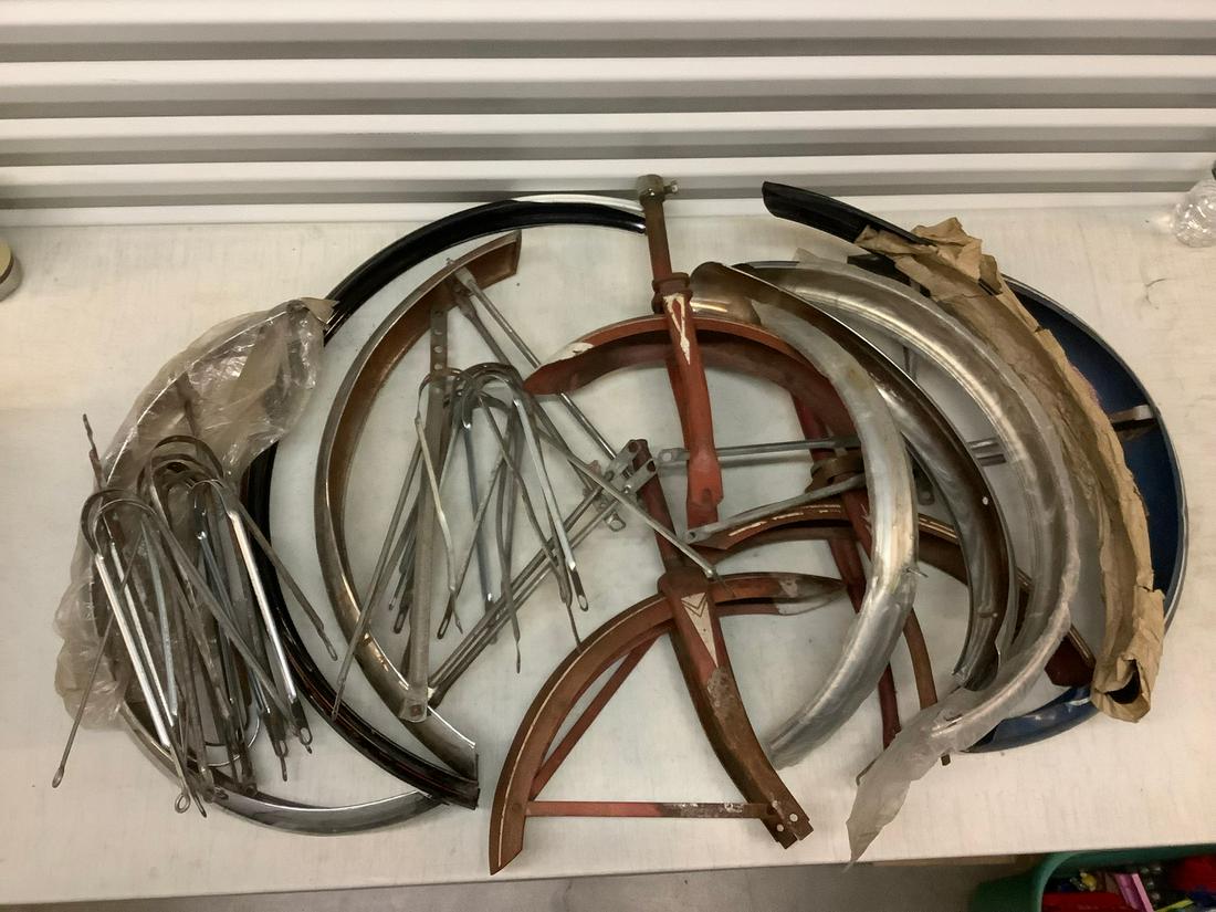 Large lot of vintage bike parts and more: Large lot of vintage bike parts and more