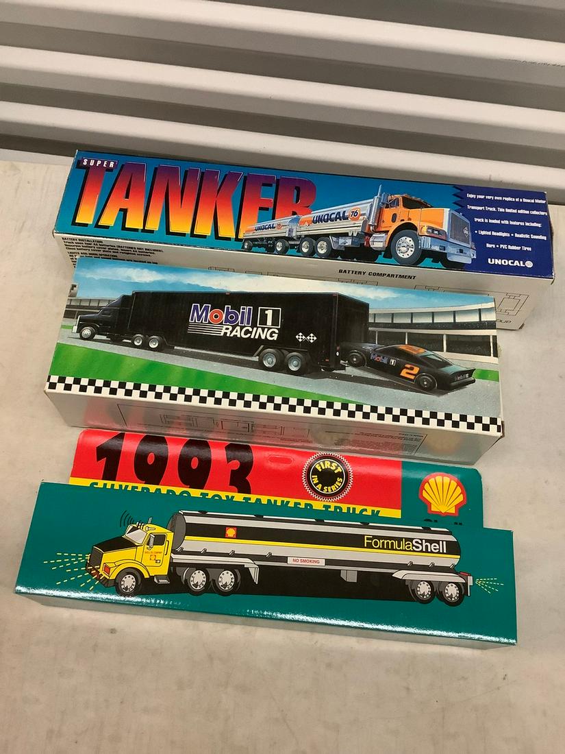 Three Battery Operated Tanker Trucks Longest 18 in. (1 of 1)