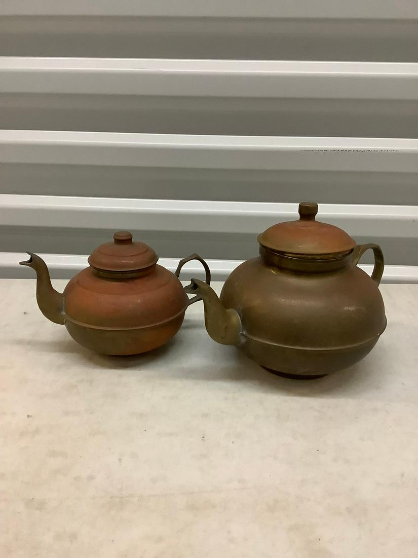 Newark Museum Copper Tea Pots (1 of 1)