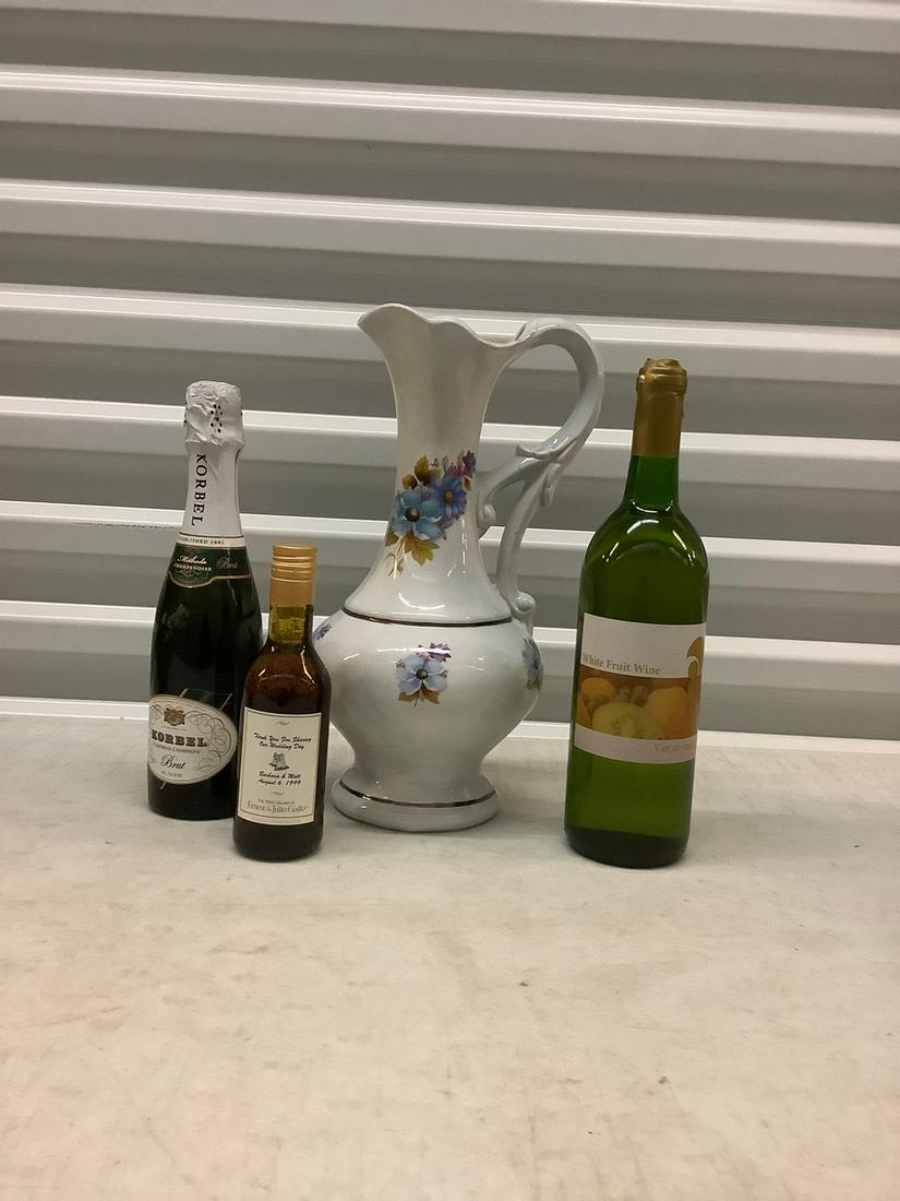 Bottle of Korbel, Ernest & Julio Gallo White Zinfandel: Bottle of Korbel, Ernest & Julio Gallo White Zinfandel and More