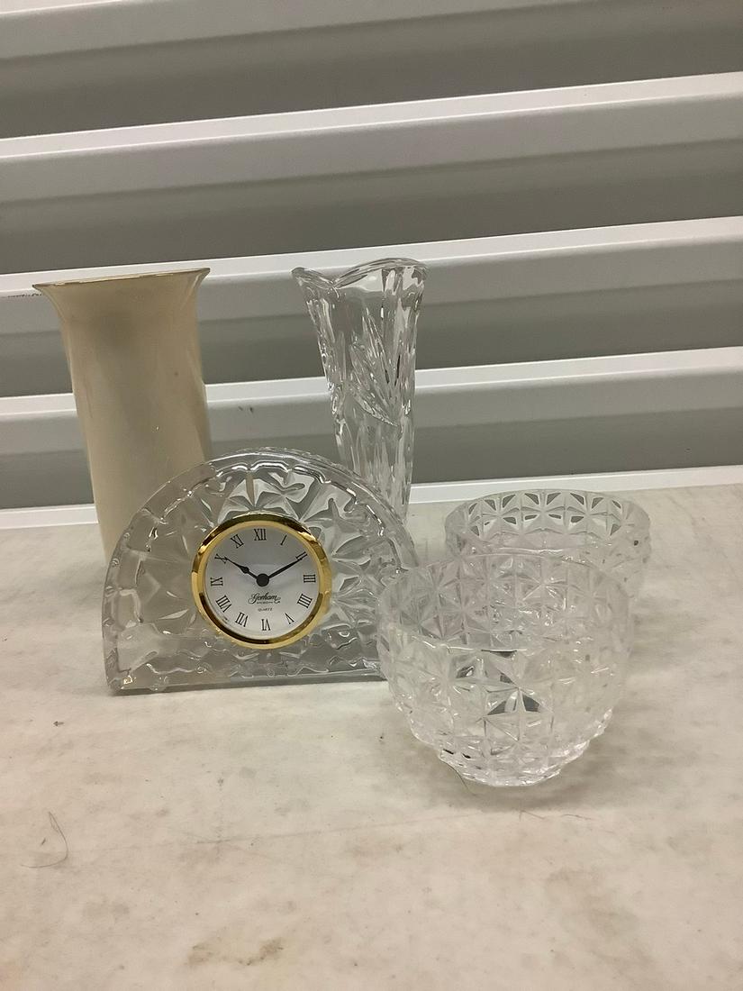 Gorham Desk Clock, Lenox Vase 7 in. and More (1 of 1)