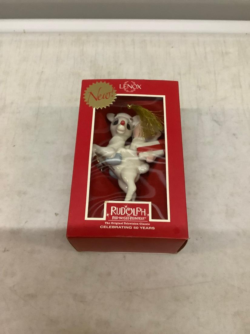 Lennox Rudolph ornament new in box: Lennox Rudolph ornament new in box