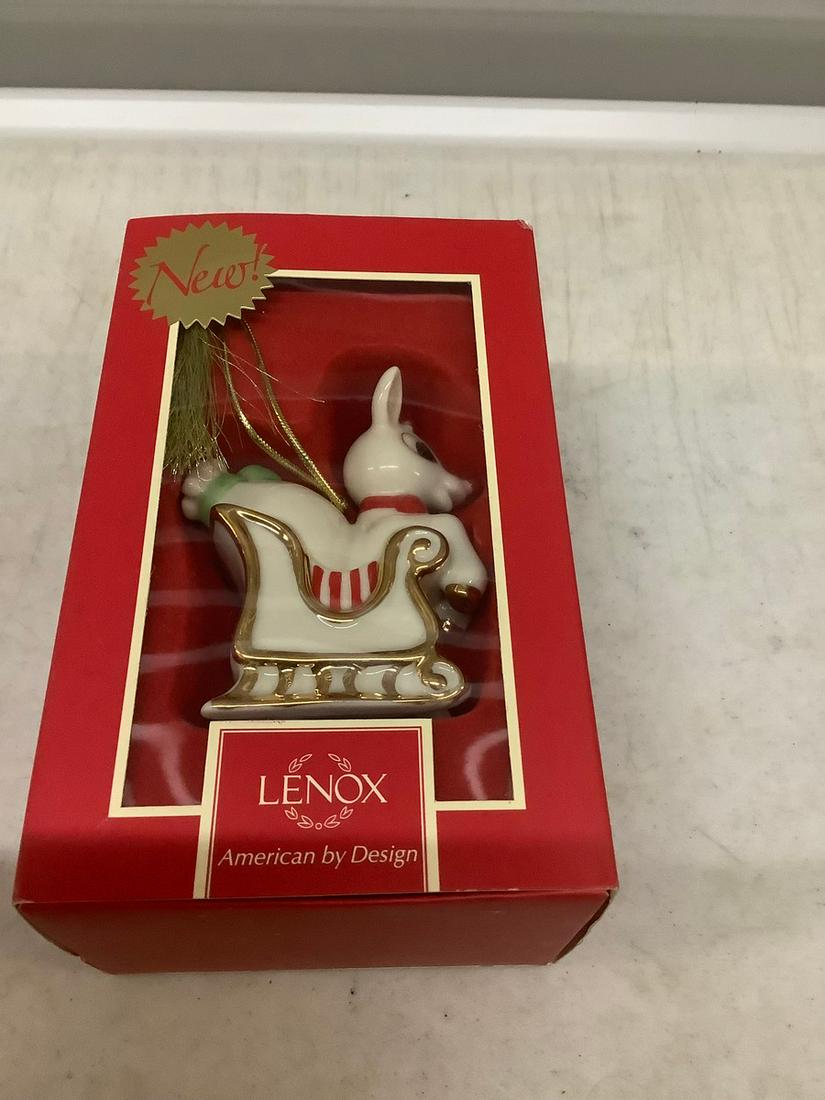 Lennox Rudolph's Ride ornament new in box: Lennox Rudolph's Ride ornament new in box