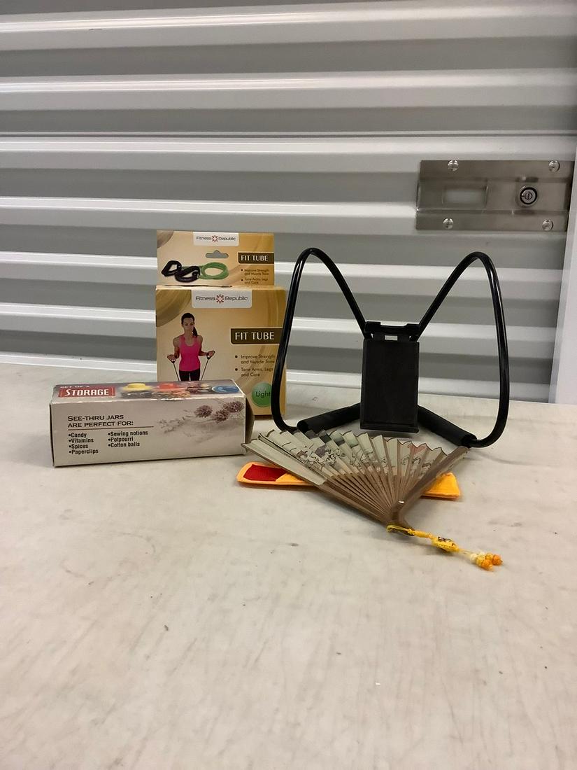 Iphone case, exercise band, storage containers, amd (1 of 1)