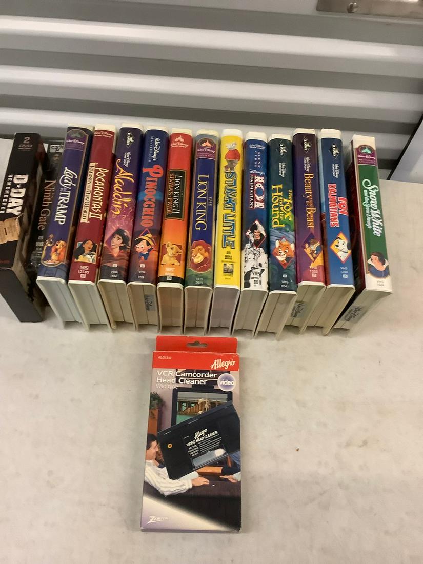 Large lot of Disney VHS tapes and more (1 of 1)