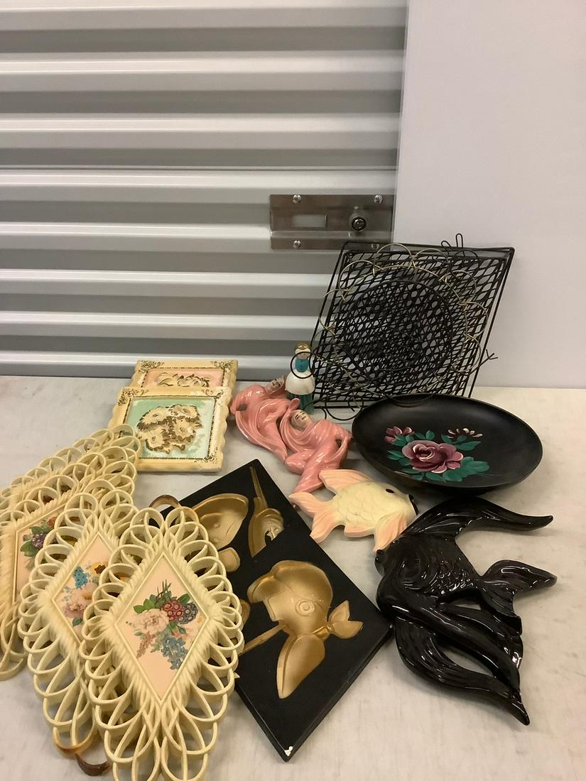 Painted floral dish, wall hanging artwork and more (1 of 1)