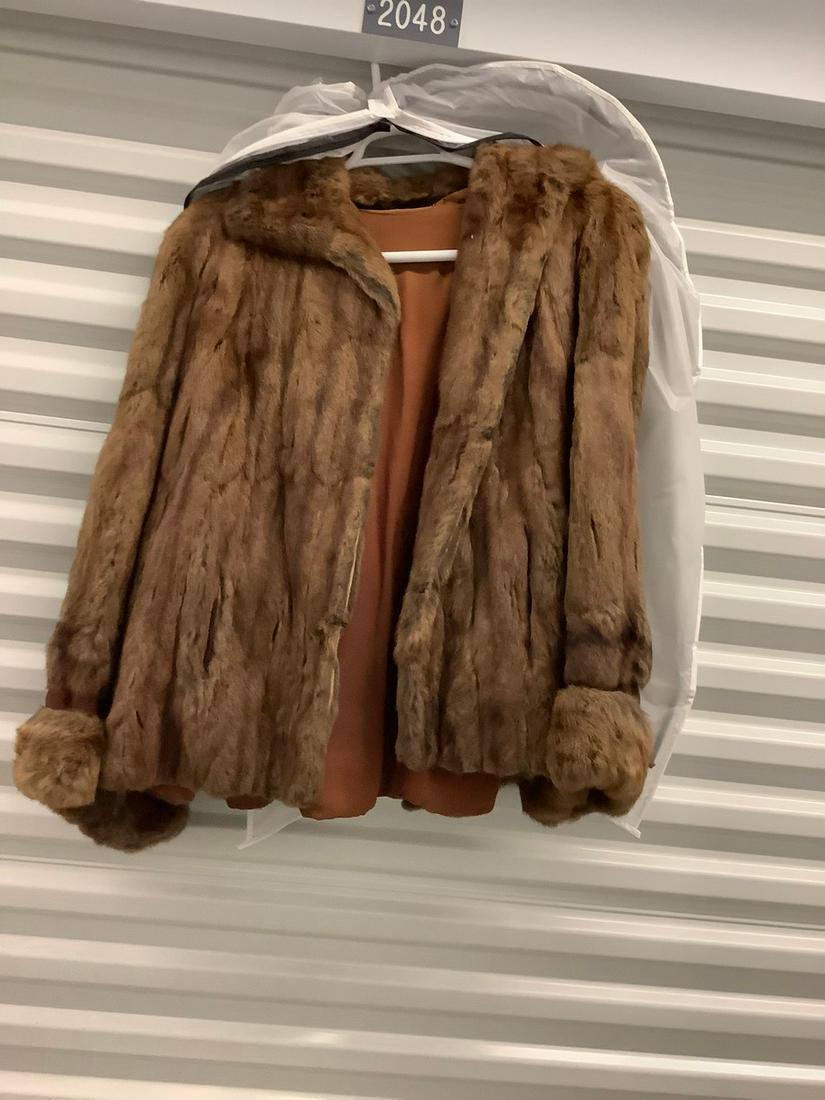 Fur coat unknown brand and size (1 of 1)