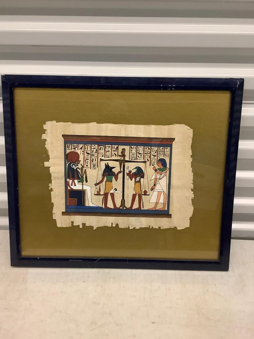 Framed Egyptian Artwork 17x20 (1 of 1)