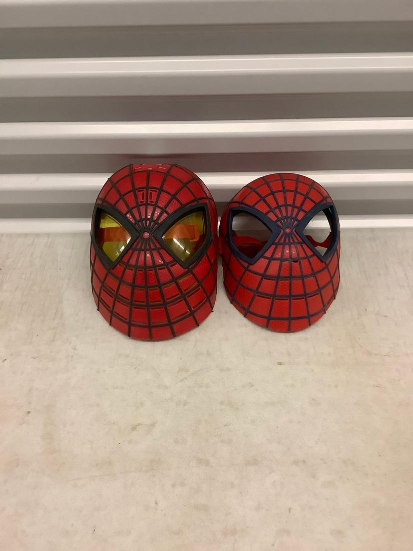 Two Spiderman Face Mask (One Battery Operated) (1 of 1)