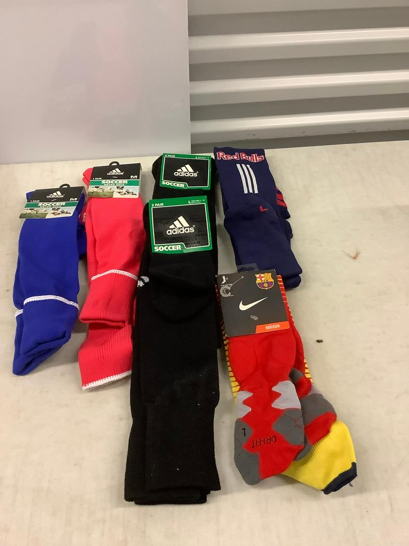 Lot of Men's Adidas Soccer Socks and More: Lot of Men's Adidas Soccer Socks and More