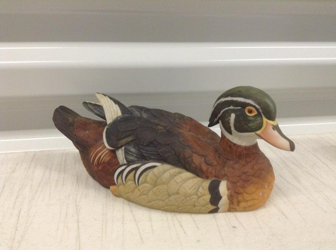 Goebel W. Germany Signed U Netzsch Ceramic Wood Duck (1 of 1)