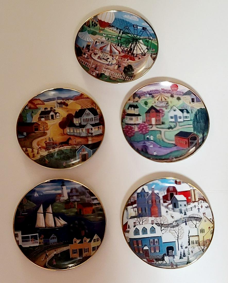 American Folk Art Steven Klein Plates (1 of 2)