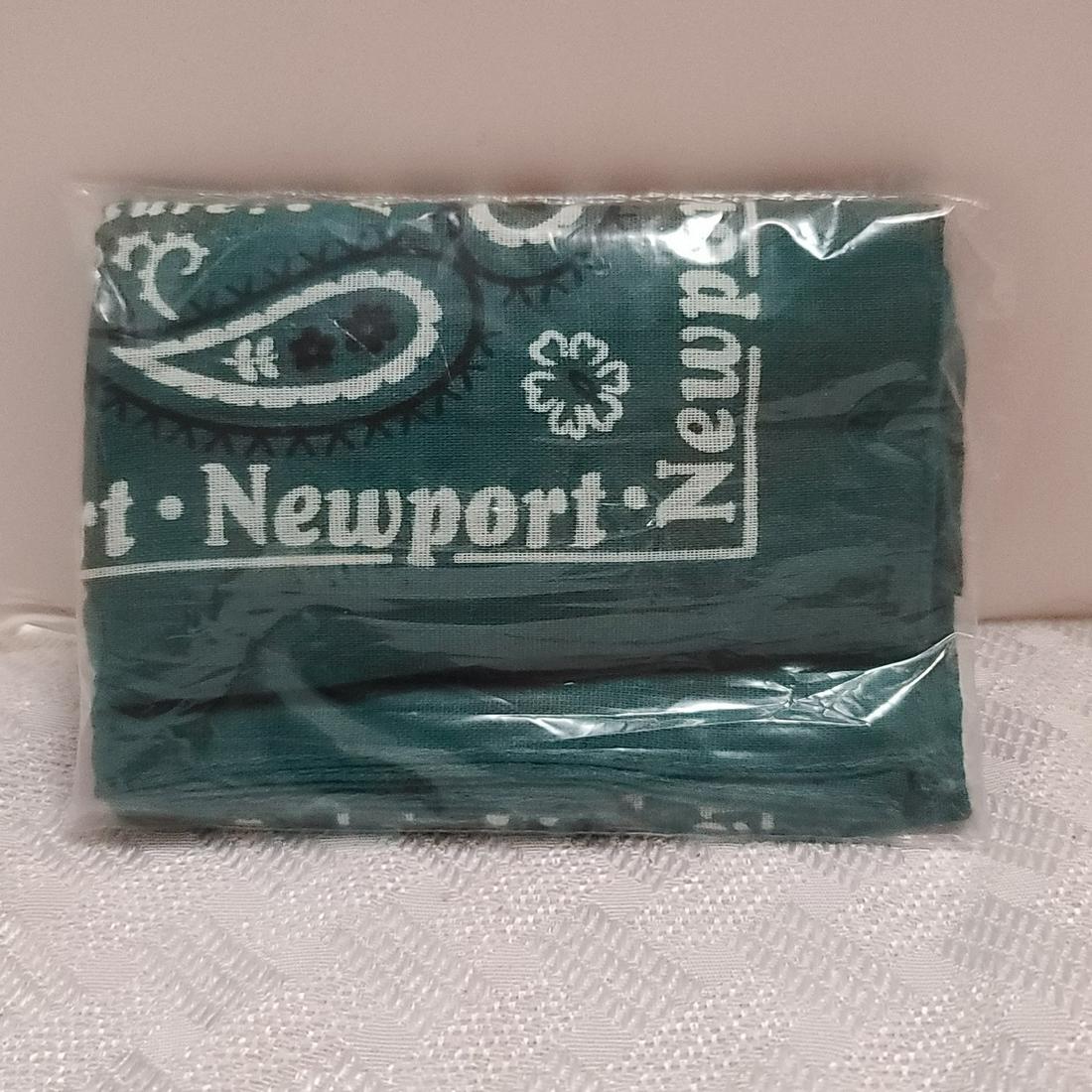 New in Package Vintage Protional Newport Cigarettes: New in Package Vintage Protional Newport Cigarettes Bandana