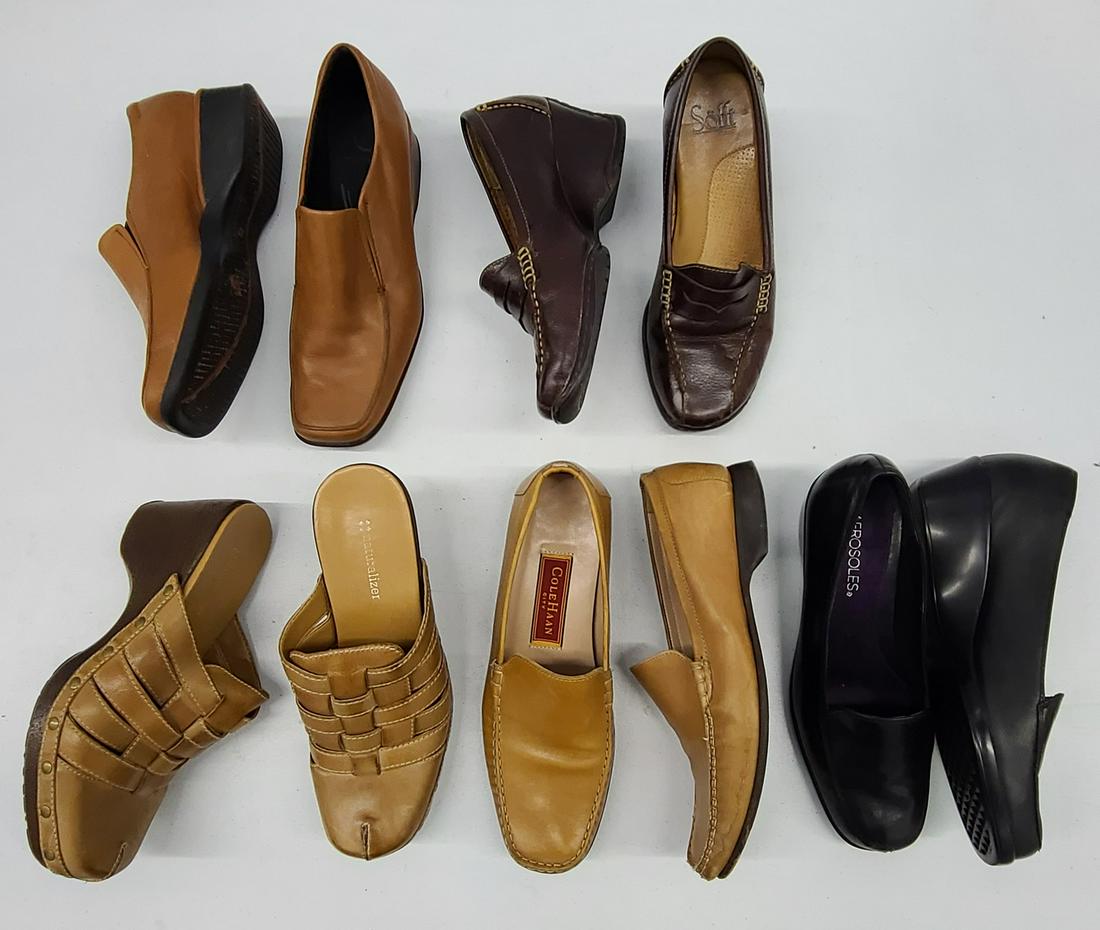 Women's Shoes Leather Loafers 7-8: Women's Shoes Leather Loafers 7-8