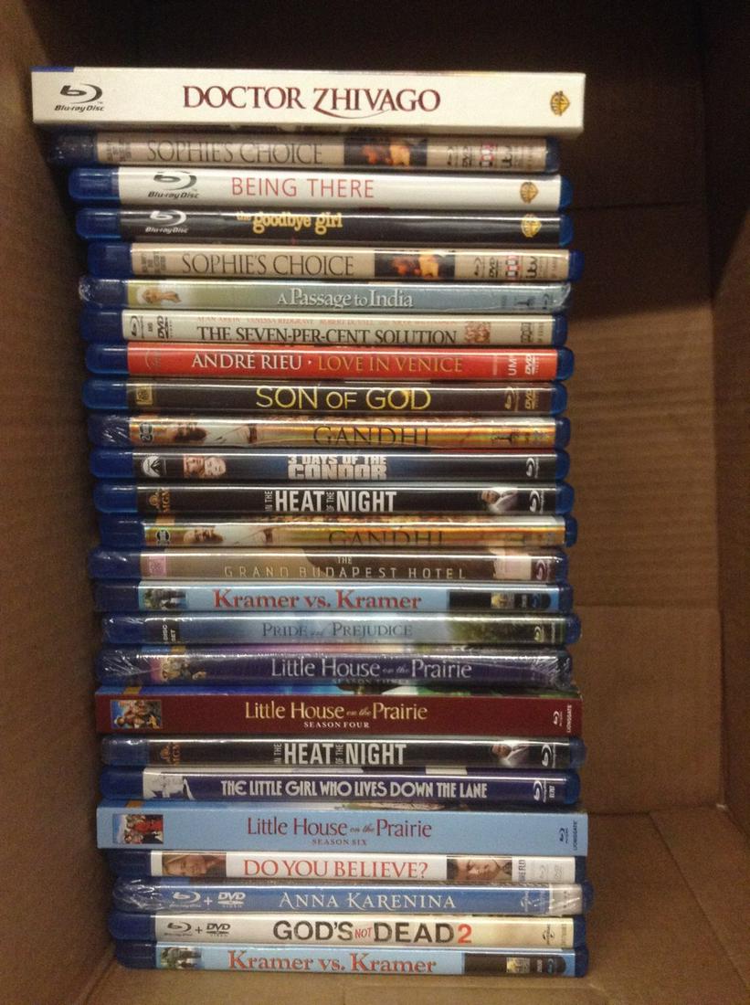 Box of Blu Ray Some Sealed (1 of 1)