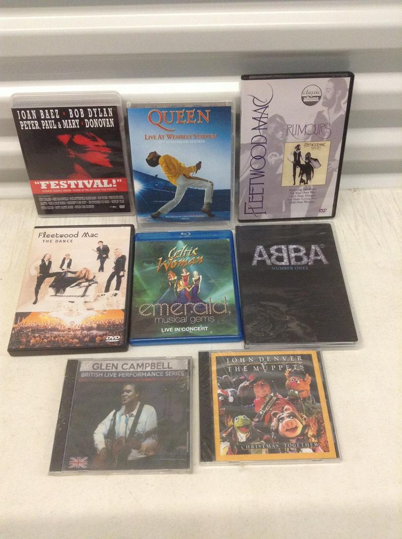 Queen, Abba & Other Music DVDs, Blu Ray & CDs (1 of 1)