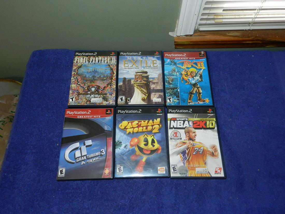 Lot of 6 Sony PS2 Playstation 2 Games (1 of 1)