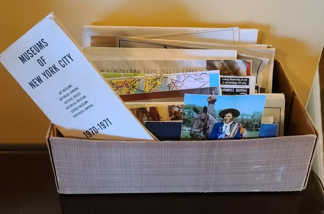 Vintage Travel Epherma- Maps Postcards (1 of 1)