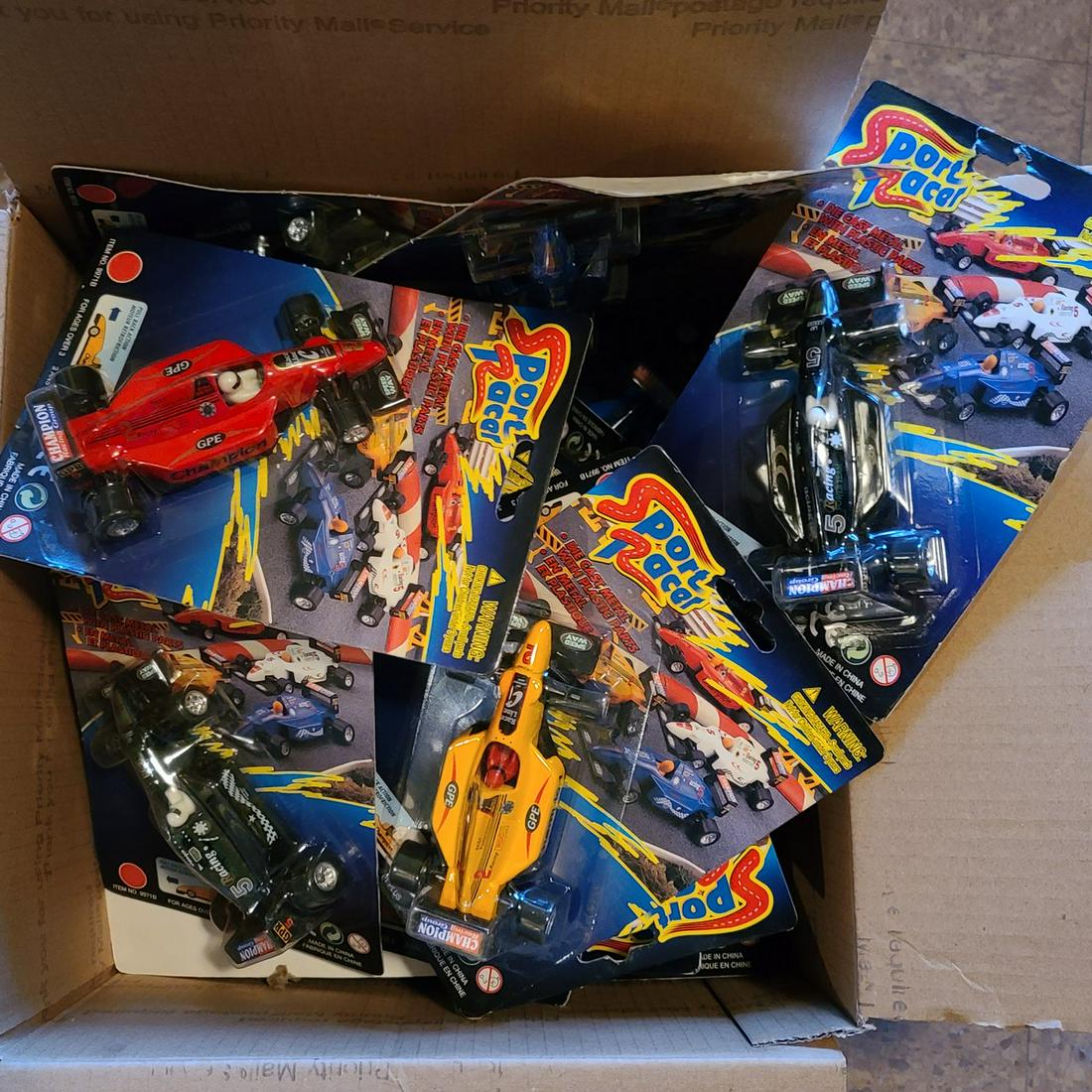 Box of Sport Racer Toy Cars New (1 of 1)
